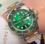 Rolex Submariner Two Tone Green Dial Watch Wholesale